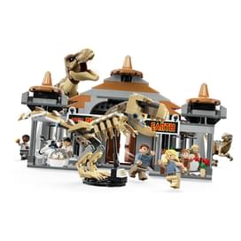 LEGO Jurassic Park Visitor Center: T-Rex & Raptor Attack конструкторы (LEGO 76961) фото
