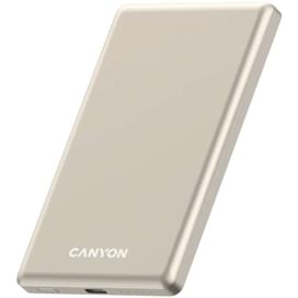 Внешний аккумулятор Canyon Power bank slim Magsafe 5000 mAh (CNS-CPB505BE), Beige фото