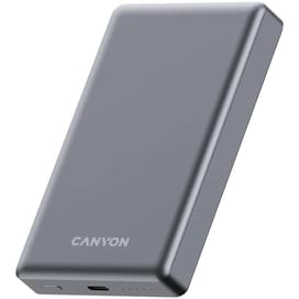 Внешний аккумулятор Canyon Power bank slim Magsafe 10000 mAh (CNS-CPB510DG), Grey фото