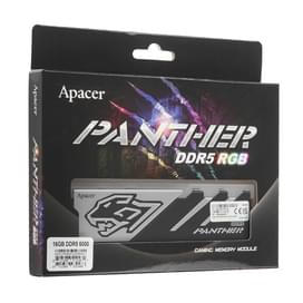 DDR5 DIMM 16GB/6000Mhz Apacer Panther RGB Black [AH5U16G60C6229BAA-1] жедел жадысы фото