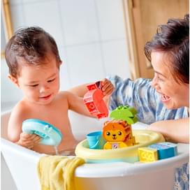 Конструктор LEGO DUPLO My First Приключения в ванной: плавучий остров для зверей (LEGO 10966) фото