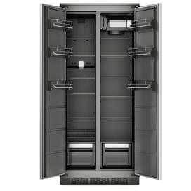 Встраиваемый двухкамерный холодильник LEX LBI400SB Grey фото