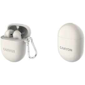 Беспроводные наушники CANYON headset TWS-6 Beige (CNS-TWS6BE) фото