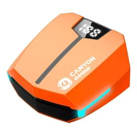 Беспроводные наушники CANYON headset Doublebee GTWS-2 Gaming Orange (CND-GTWS2O) фото