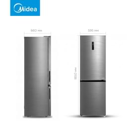 Холодильник Midea MDRB473MGF46OM No Frost 346 л Нержавеющая сталь фото