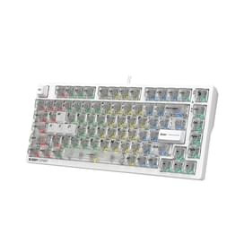 Клавиатура игровая Bloody MS76, Crystal White фото