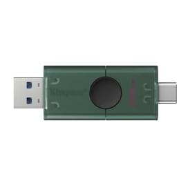 USB Флешка 256GB DTDEG2 Kingston USB-A/USB-C Green [DTDEG2/256GB] фото
