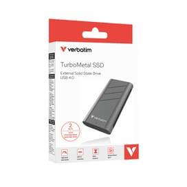 Внешний SSD 2TB Verbatim TurboMetal [32022] фото