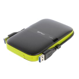 Внешний HDD 2.5" 1TB Silicon Power Armor A60 USB 3.2 Gen 1 Black/Green [SP010TBPHDA60S3K] фото