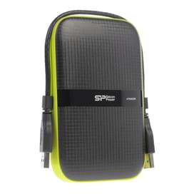 Внешний HDD 2.5" 1TB Silicon Power Armor A60 USB 3.2 Gen 1 Black/Green [SP010TBPHDA60S3K] фото