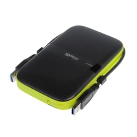 Внешний HDD 2.5" 2TB Silicon Power Armor A60 USB 3.2 Gen 1 Black/Green [SP020TBPHDA60S3K] фото