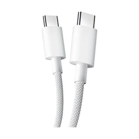 Кабель, Xiaomi, 3A Braided USB‑C – USB‑C, 60 Вт, 1м, Белый (L33020) фото
