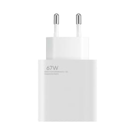 Адаптер питания, Xiaomi, 67W HyperCharge Combo (Type-A), (в комлпекте кабель Type-c), 100-240В , Бел фото