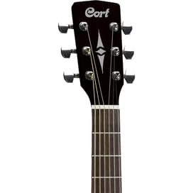 Акустическая гитара Cort AD810 BKS, цвет чёрный матовый, с чехлом фото