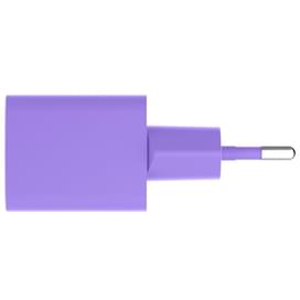 Ttec GAN 45W PD Travel Fast Charger + USB-C - USB-C 3A Cable Neon Purple (2SCG45CNMR) адаптер мен кабелі фото