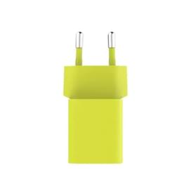Ttec GAN 45W PD Travel Fast Charger + USB-C - USB-C 3A Cable Neon Yellow (2SCG45CNS) адаптер мен кабелі фото