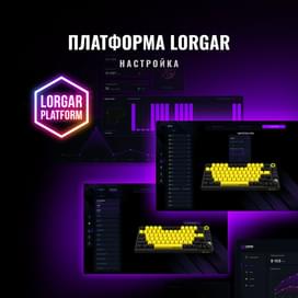 Игровая клавиатура беспроводная Lorgar Pro KBP70TKLW, Black/Yellow фото