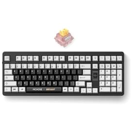 Игровая клавиатура беспроводная MCHOSE UT98-2, Black/White (HW-UT98-2) фото