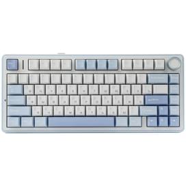 Игровая клавиатура беспроводная AULA F75, White-Blue-Purple фото