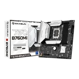 Материнская плата Maxsun MS-Terminator B760M D4 V2 LGA1700 4DDR4 2xPCI-Ex16 (HDMI+DP) mATX фото