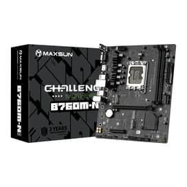 Материнская плата Maxsun MS-Challenger B760M-N D5 LGA1700 2DDR5 1xPCI-Ex16 (HDMI+VGA) mATX фото