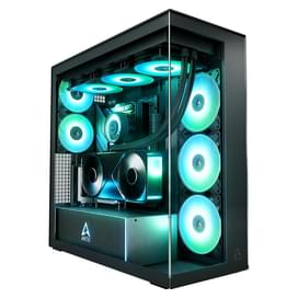 Кейс ARCTIC Xtender VG MidTower, window, Black E-ATX Vertical GPU Mount+Riser [ACPCC00024A] фото
