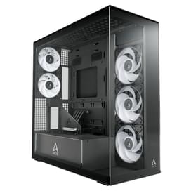 Кейс ARCTIC Xtender VG MidTower, window, Black E-ATX Vertical GPU Mount+Riser [ACPCC00024A] фото