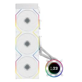 Система жидкостного охлаждения для CPU Lian Li HydroShift II LCD-C 360 CL 2.1" IPS White фото