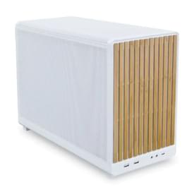 Кейс Lian Li A3-mATX Wood Edition MiniTower, White/Wood mATX [G99.A3W-WD.00] фото