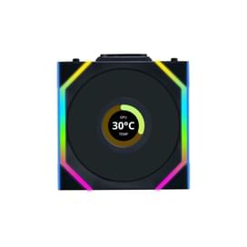 Кулер для кейса Lian Li UNI FAN SL Wireless LCD 1.6" ARGB Black 120mm x 1 Pack 1900rpm фото