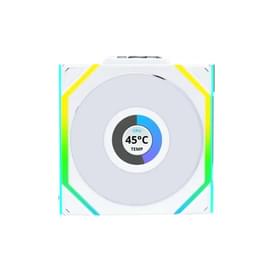 Кулер для кейса Lian Li UNI FAN SL Wireless LCD 1.6" ARGB White 120mm x 1 Pack 1900rpm фото