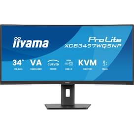 34" iiyama XCB3497WQSNP-B1 Ойын Мониторы 3440x1440 21:9 VA1500R 120Гц (HDMI+DP+Type-C) Black фото