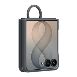 Смартфонға арналған қап Samsung Galaxy Z Flip8 Silicone Ring Magnet Case Қара (EF-EF776CBEGRU) фото