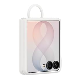 Смартфонға арналған қап Samsung Galaxy Z Flip8 Silicone Ring Magnet Case Ақ (EF-EF776CWEGRU) фото
