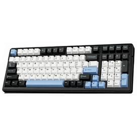 Игровая клавиатура беспроводная AULA F99, Black-White-Blue фото