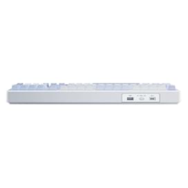 Игровая клавиатура беспроводная AULA F99, White-blue-purple фото