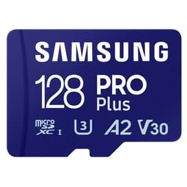 Карта памяти MicroSD 128GB Samsung PRO Plus UHS-I 180MB/s Class 10 + SD Adapter [MB-MD128SA/EU] фото