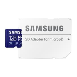 Карта памяти MicroSD 128GB Samsung PRO Plus UHS-I 180MB/s Class 10 + SD Adapter [MB-MD128SA/EU] фото