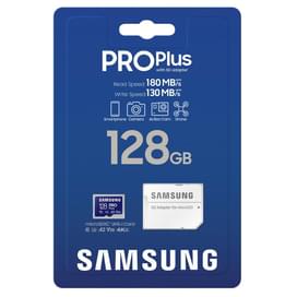Карта памяти MicroSD 128GB Samsung PRO Plus UHS-I 180MB/s Class 10 + SD Adapter [MB-MD128SA/EU] фото