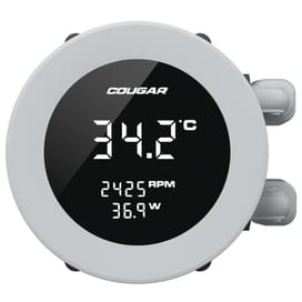 Система жидкостного охлаждения для CPU Cougar Poseidon Vistek 360 1.9" WH [CGR-PSDVARGB-W-360] фото