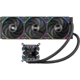 Система жидкостного охлаждения для CPU 1STPLAYER X-Starship 360 2.4" IPS Black [X-360-BK] фото