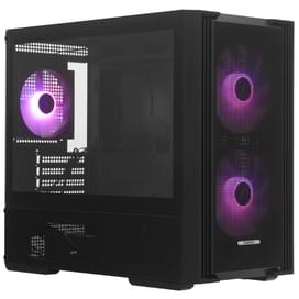 Корпус 1STPLAYER AU6 Black mATX/ITX 5xARGB [AU6-BK-2FA7-14-2FA7R-1FA7] фото