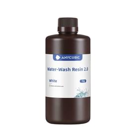3D басып шығаруға арналған Anycubic Water-Wash Resin 2.0 фотополимерлі шайыры, 1 литр, White (Ақ) фото