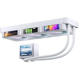 Система жидкостного охлаждения для CPU Jonsbo TF3-360SCW 360 4xLCD White [TF3-360SCW White] фото