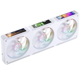 Система жидкостного охлаждения для CPU Jonsbo TF3-360SCW 360 4xLCD White [TF3-360SCW White] фото