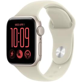 Смарт Часы Apple Watch SE 3 GPS 44mm Starlight Aluminium Case with Sand Sport Band - S/M (MJL34RK/A) фото