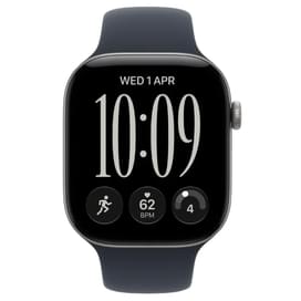 Apple Watch Series 12 GPS 42mm Space Grey Aluminium Case with Navy Blue Sport Band - M/L (MJE94RK/A) Смарт сағаты фото