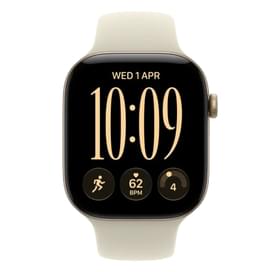 Смарт Часы Apple Watch Series 12 GPS 42mm Light Gold Aluminium Case with Sand Sport Band - S/M фото