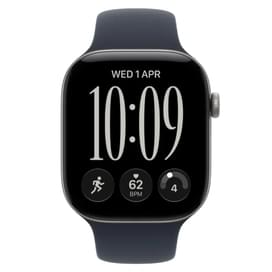 Смарт Часы Apple Watch Series 12 GPS 46mm Space Grey Aluminium Case with Navy Blue Sport Band - M/L фото