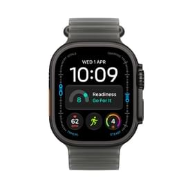 Apple Watch Ultra 4 GPS + Cellular 49mm Black Titanium Case with Translucent Black Ocean Band (MJAY4QI/A) Смарт сағаты фото